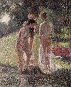 Camille Pissarro Bath oil painting on canvas